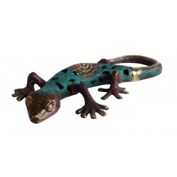 Statuette "Gecko" bicolore