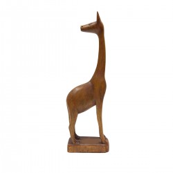 Statuette bois "Girafe"