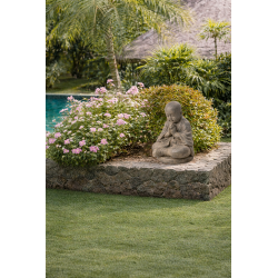 Moine Shaolin Assis 50 cm