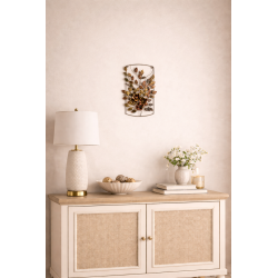 Lampe Murale métal "Roses"