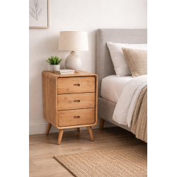 Chevet 3 Tiroirs Style...
