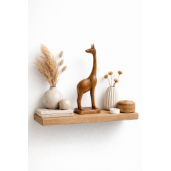 Statuette bois "Girafe"