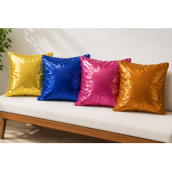 Housse de Coussin Unie 50 cm
