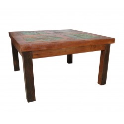 Table Basse en Bois de Bateau